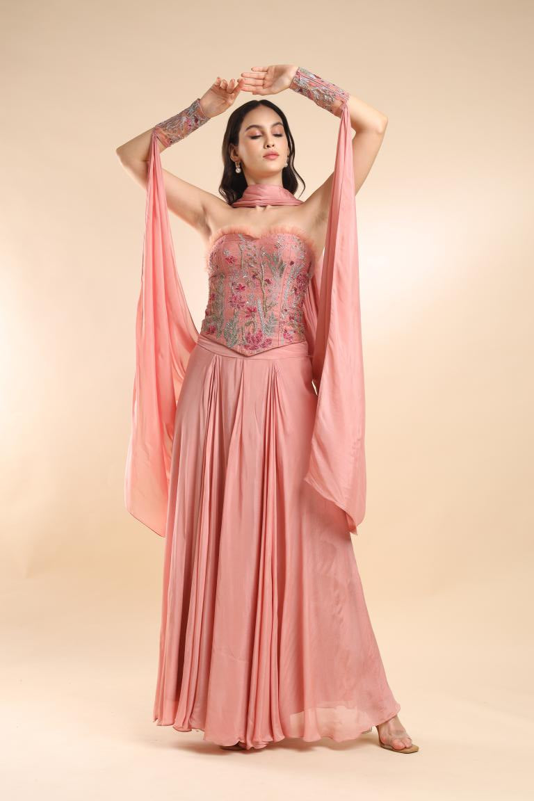 Ethereal Whispers in Pink Coral