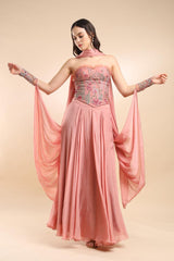 Ethereal Whispers in Pink Coral