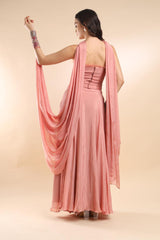 Ethereal Whispers in Pink Coral
