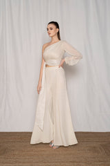 One Shoulder Sash Co-Ord - Neu