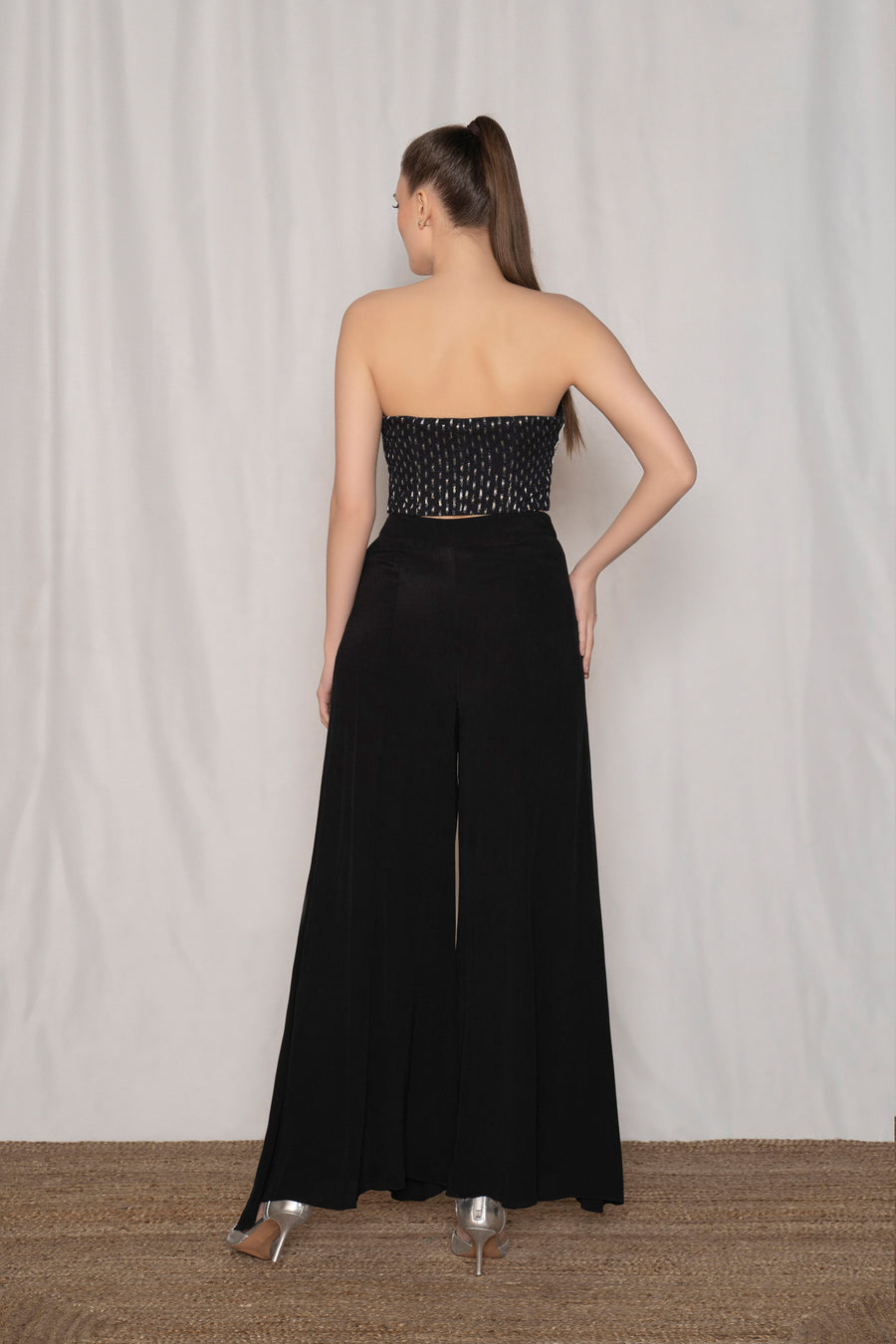 Silver Black Co-Ord