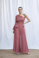 One Shoulder Sash Co-Ord - Ter