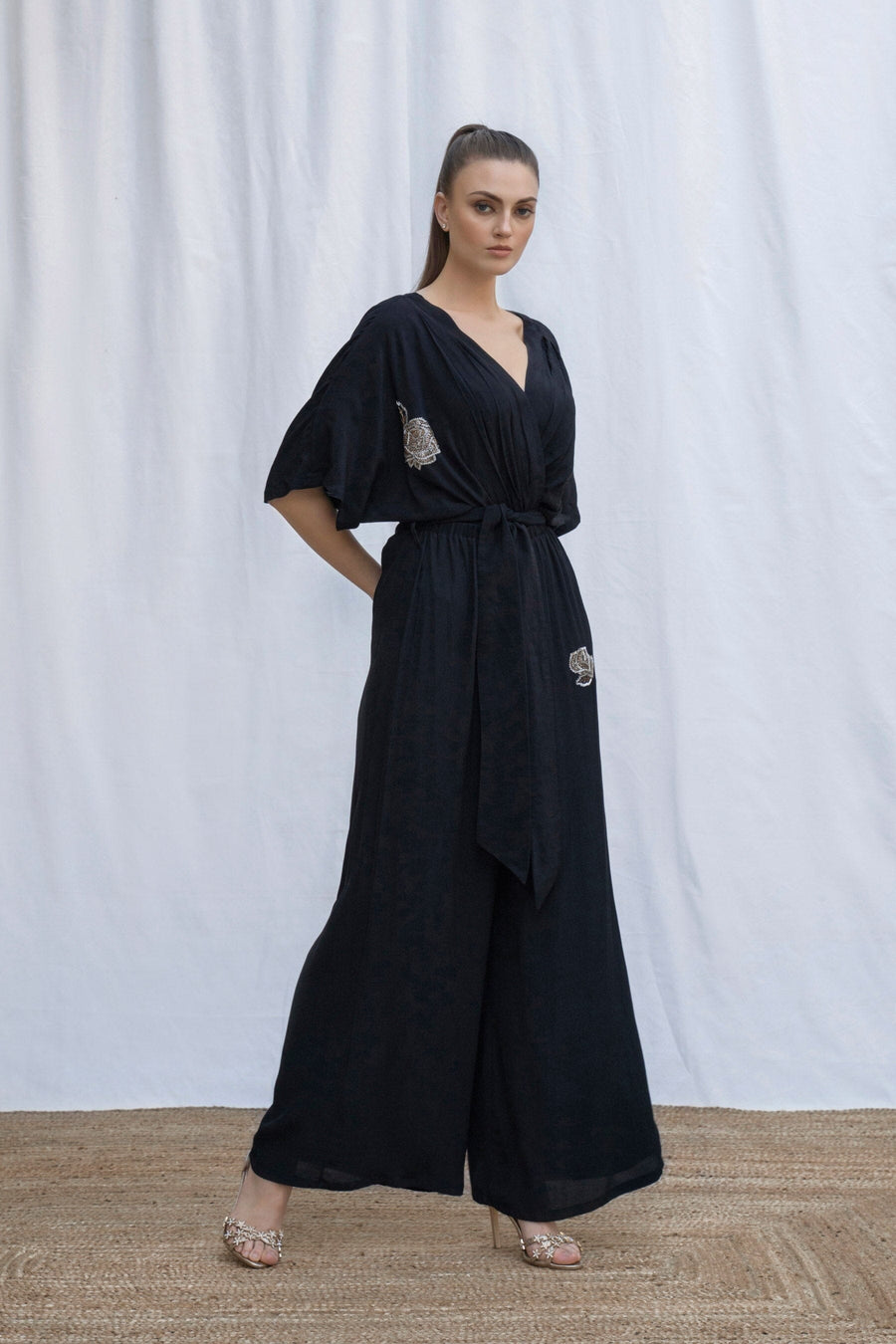 Kimono Rose Jumpsuit