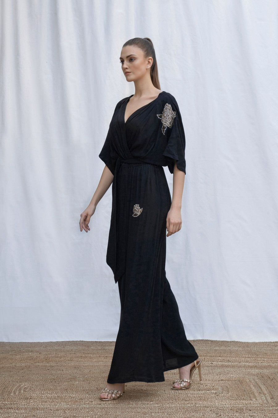 Kimono Rose Jumpsuit