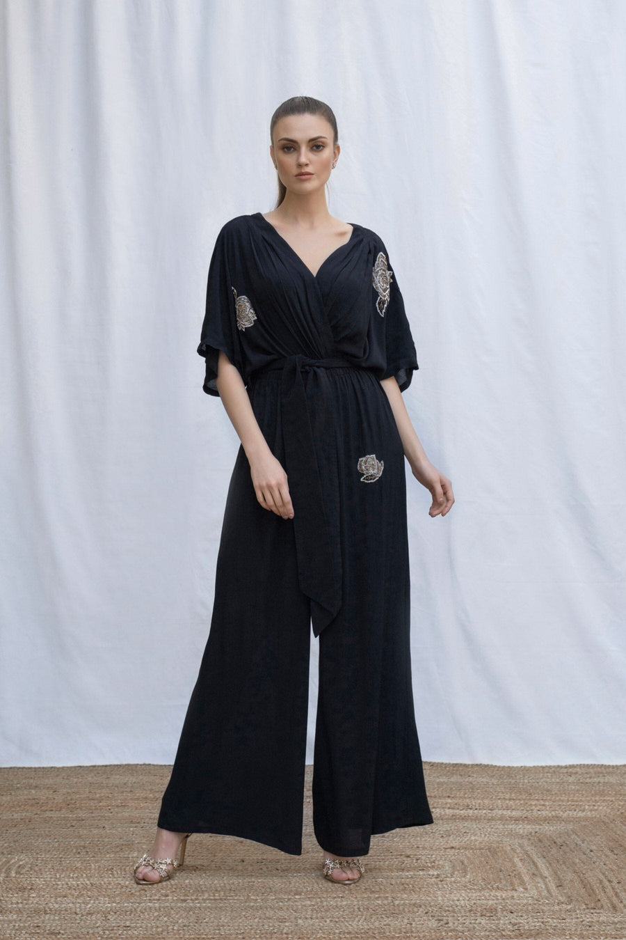 Kimono Rose Jumpsuit
