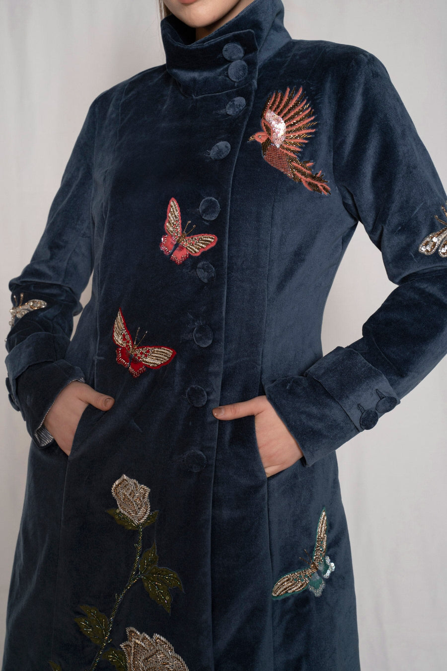 Meadow In Mist Overcoat